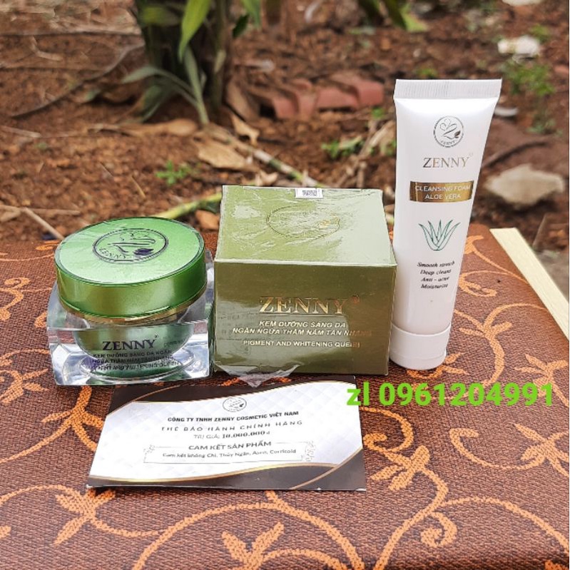 kem đêm zenny  chính hãng  (sỉ từ 3 bộ )tặng serum , sữa rửa mặt
