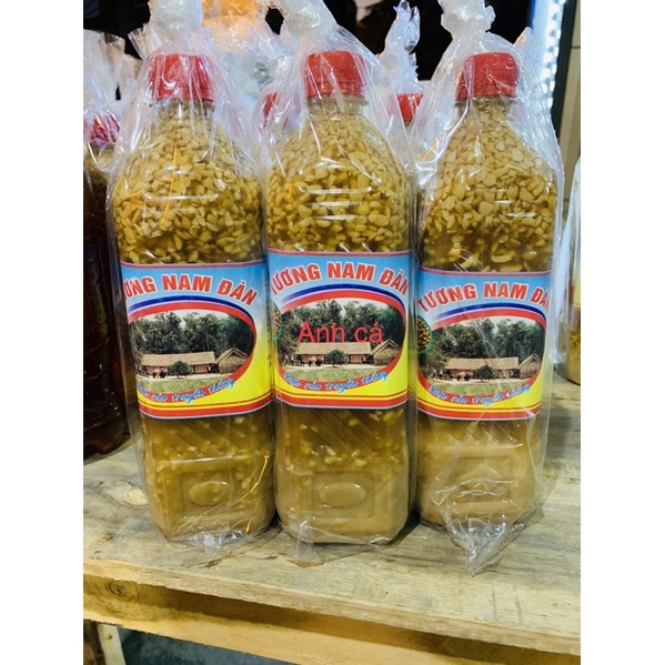 Tương Nam Đàn đặc sản Nghệ An chuẩn ngon 100%, 1 chai 1000ml và combo 5 chai 1000ml giá tốt nhất