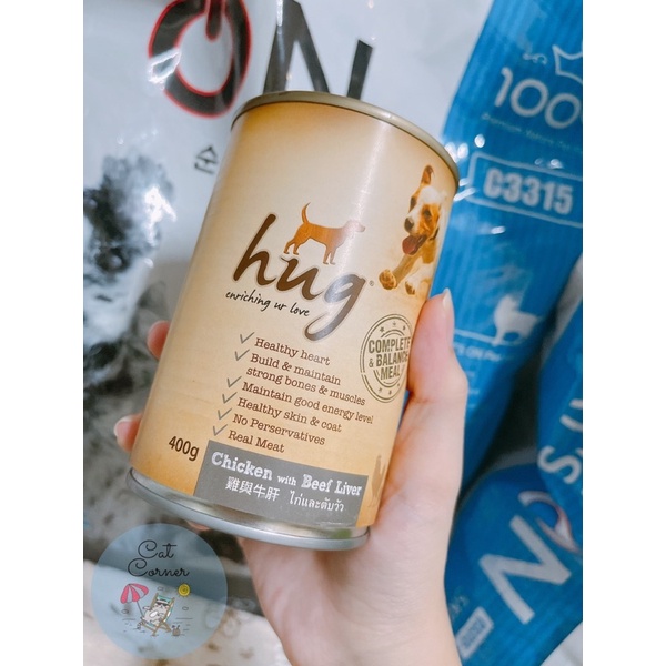 PATE CHÓ HUG LON 400g