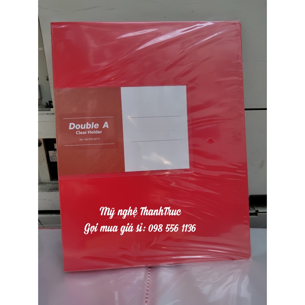 Combo 20c file 40 lá MÀU ĐỎ