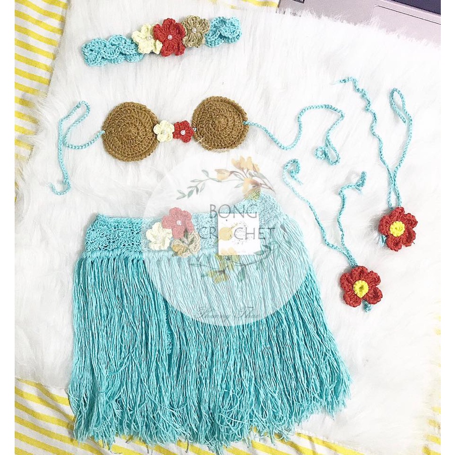 Bikini len 🧶 xinh cho bé 🧀🍓🌼