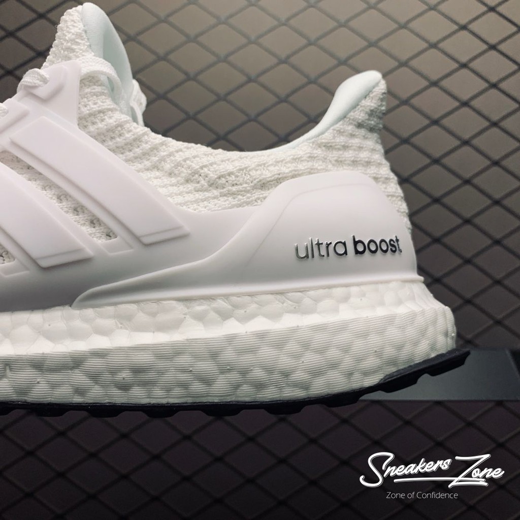 (FREESHIP+HỘP+QUÀ) Giày Thể Thao Sneakers   ULTRA BOOST 4.0 white trắng đế đen cực đẹp cho cả nam và nữ