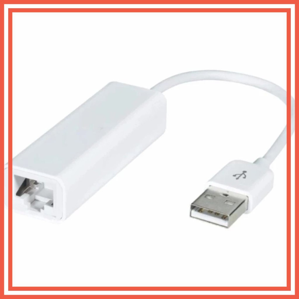 Cáp chuyển đổi USB sang Lan - USB to Lan 2.0 (Trắng)