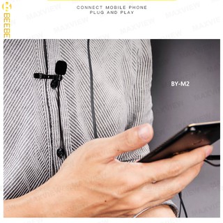 Boya BY-M2D - Cặp Micro Gài Áo Cho Iphone, Ipad Cổng Lightning 6m