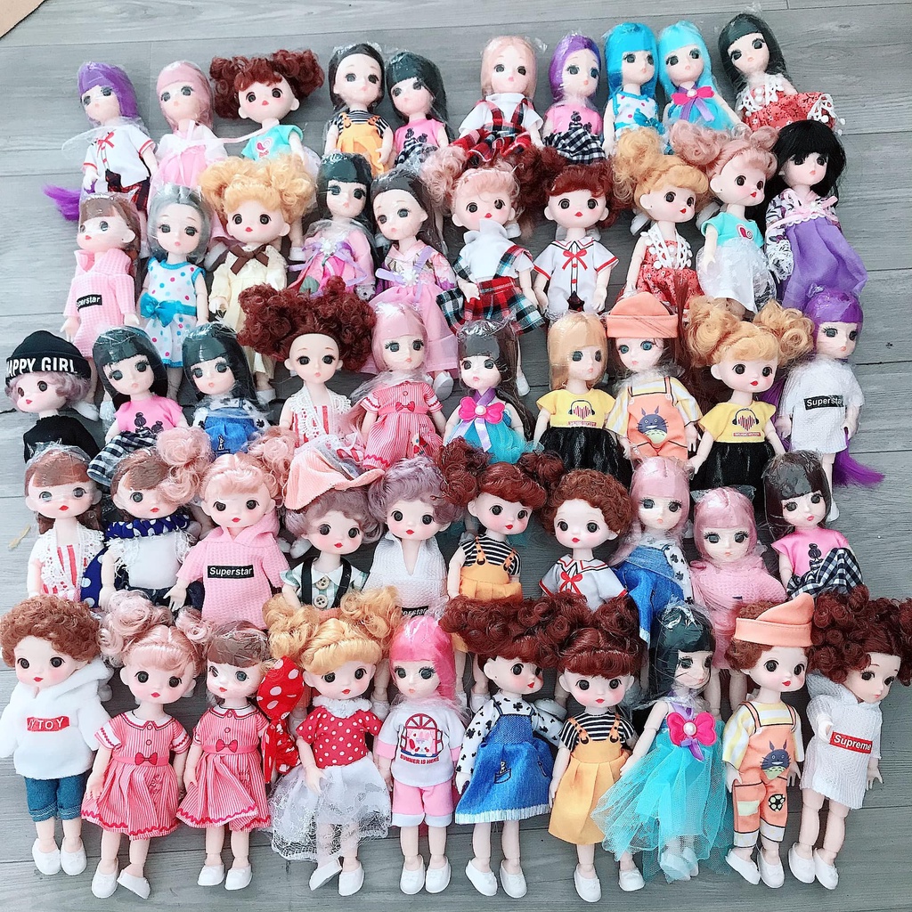 💥 Xả hàng Búp bê barbie Baboliy 16cm kèm váy giày