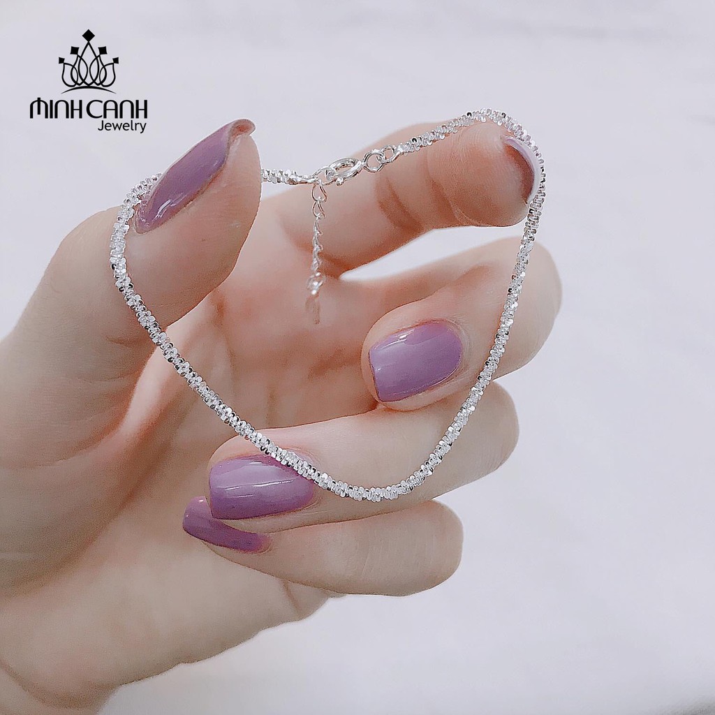 Lắc Tay Bạc Dây Tròn Xoắn Dây Xù - Minh Canh Jewelry