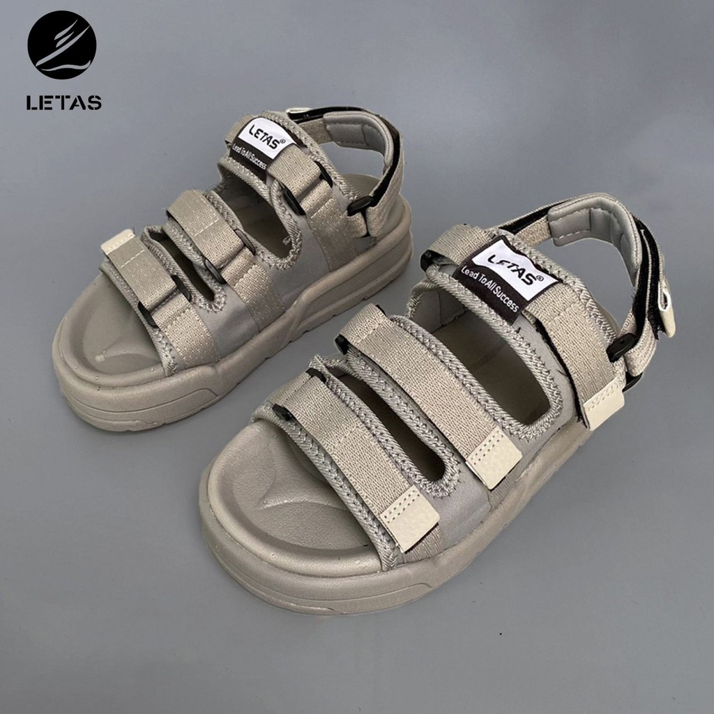 Sandal Unisex Letas D1001 Ghi Ghi