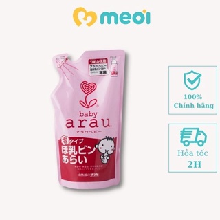 Nước rửa bình thảo mộc dạng túi 450ml Arau