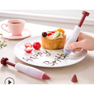 Bút silicon hỗ trợ trang trí bánh tráng miệng