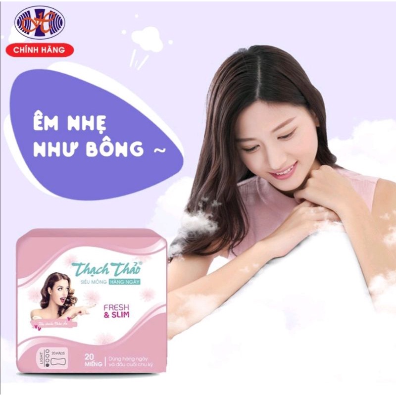 Băng vệ sinh hàng ngày Thạch thảo lisa 10 gói /200 miếng cho ngày cuối tự tin