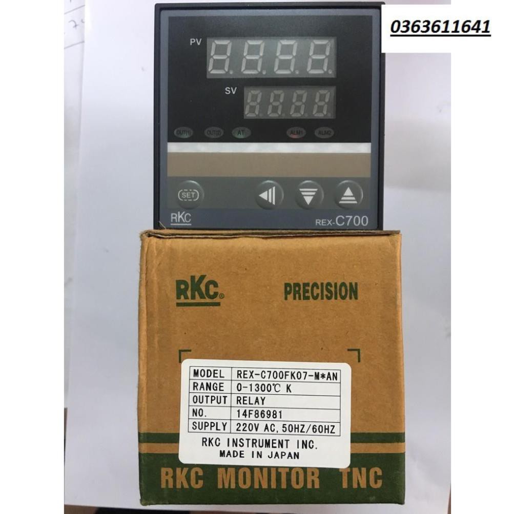 [Sốc] Sale  Giá gốc Bộ điều khiển nhiệt độ OMRON C700 (đồng hồ nhiệt độ RKC ) mặt 72x72  75x75 .