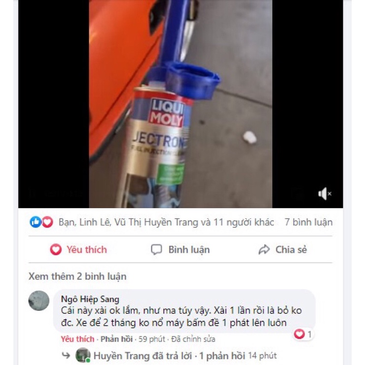 Súc béc xăng Liqui Moly 1803 300ml