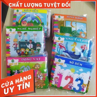 Đồ chơi Tập sach vải song ngữ Royal nhiều chủ đề cho bé yêu