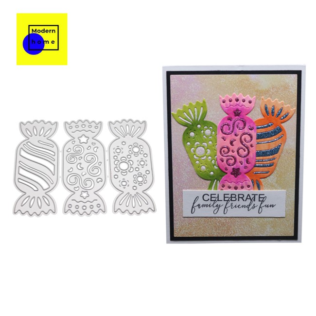 metal craft kitchen stencil Khuôn Cắt Giấy Làm Từ Kim Loại Hình Hàng Rào Trang Trí Scrapbook