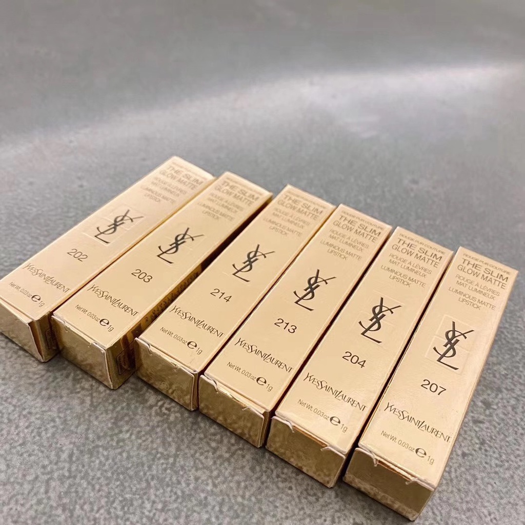 YVES SAINT LAURENT Ysl Son Môi Màu Lì Lâu Trôi 214 Tiện Dụng