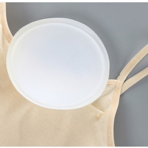 Áo Ngực Cotton Màu Trơn Thoải Mái Thoáng Khí Có Đệm Lót Có Thể Di Chuyển B209] 8-18Y Tuổi Teen