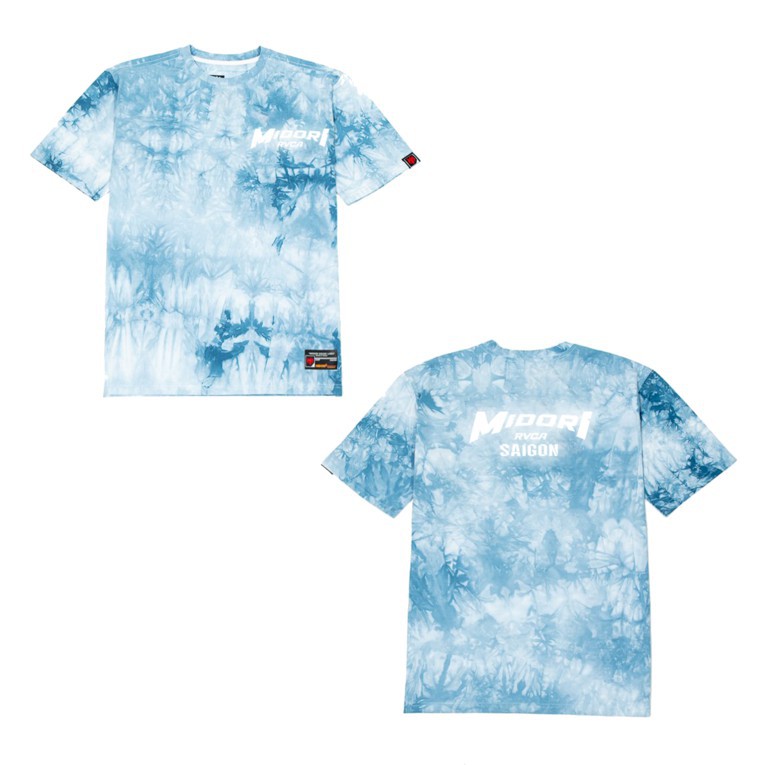 Áo thun loang màu form rộng tay lỡ nam nữ Phông tiedye Unisex phản quang Local Brand Chính Hãng Mi Midori
