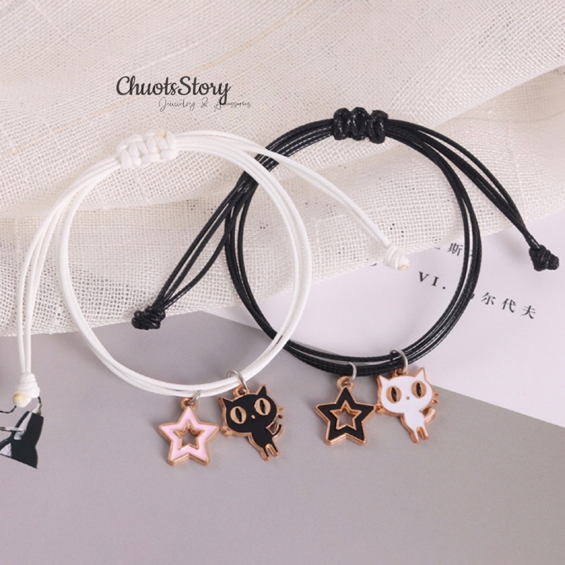 Vòng tay đôi nam nữ nhiều mẫu cho cặp đôi, lắc tay thời trang unisex cá tính - ChuotsStory