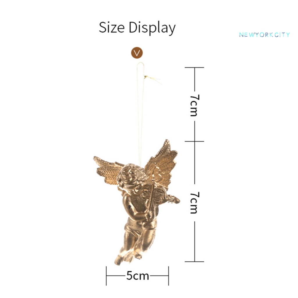 Set 4 / 6 Mặt Dây Bằng Nhựa Thân Thiện Với Môi Trường Treo Trang Trí Cây Thông Giáng Sinh