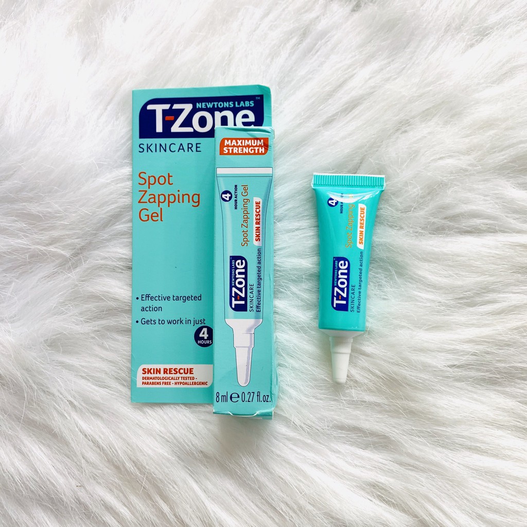 Gel Giảm Mụn Newtons Labs T-Zone Cấp Tốc Spot Zapping Gel 8ml