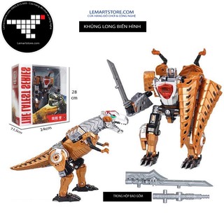 ĐỒ CHƠI RÔ BỐT KHỦNG LONG BẠO CHÚA T-REX BIẾN HÌNH SAMURAI