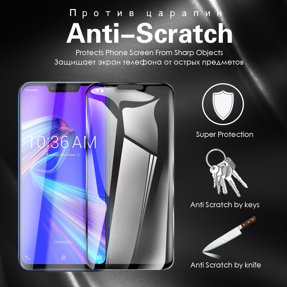 Kính Cường Lực Bảo Vệ Toàn Màn Hình Cho ASUS ZenFone ROG Phone 6 6D 5 5s Pro 3