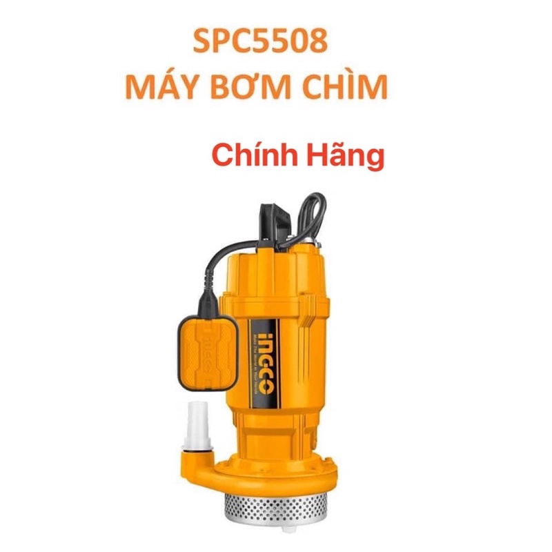 INGCO Máy bơm chìm nước sạch SPC5508 (Cam kết Chính Hãng 100%)