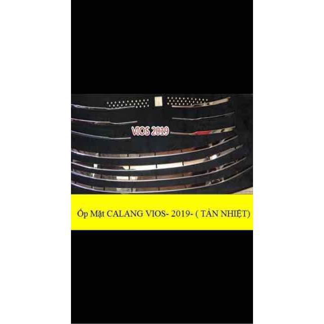 Vios, Ốp mặt calang inox vios 2019 2020 tặng kèm tuýp keo tăng dính
