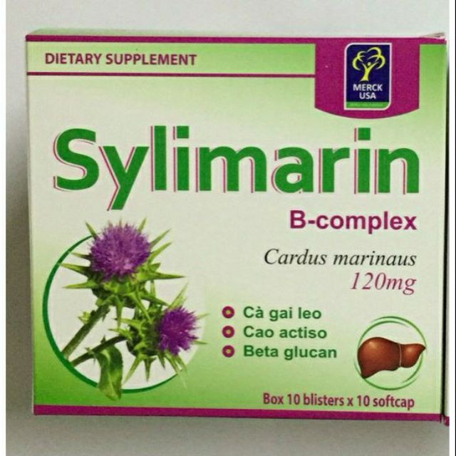 Silymarin b-complex bổ gan, mát gan, giải độc gan, tăng cường chức năng gan