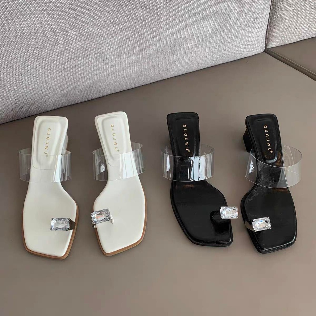 Dép quai trong xỏ ngón đính đá 300-3- Kachi House (FORM TO)