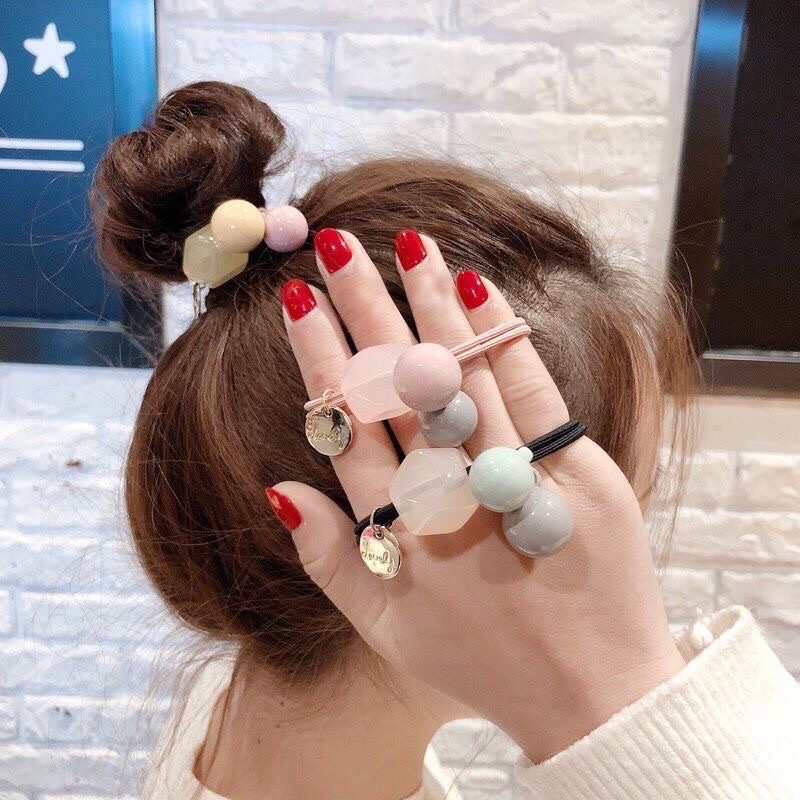 Dây Buộc Tóc Hàn Quốc Cực Xinh Kiểu Dáng Tiểu Thư (Dây Cột Tóc Đẹp)