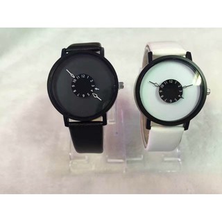ĐỒNG HỒ NAM THỜI TRANG B8018 DÂY DA (ĐEN)