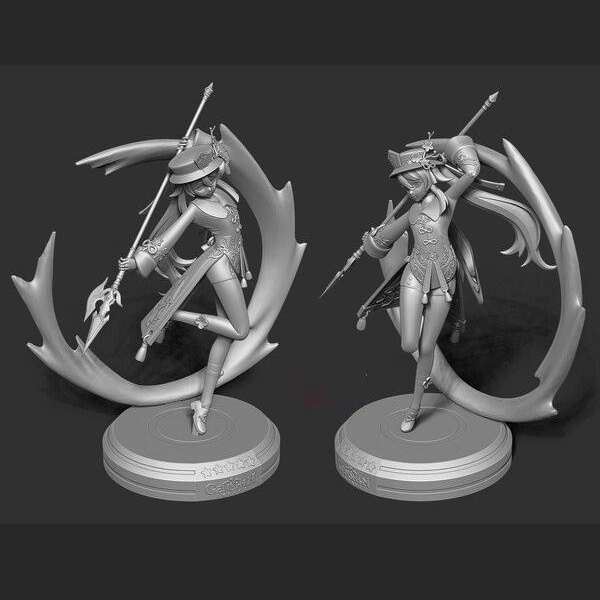 Mô Hình Hutao Genshin Impact Bằng Chất Liệu Nhựa Resin - Cao 15 cm