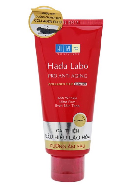 Sữa rửa mặt Hada Labo Perfect White/ Advanced Nourish/ Pro Anti Aging 80gr | BigBuy360 - bigbuy360.vn