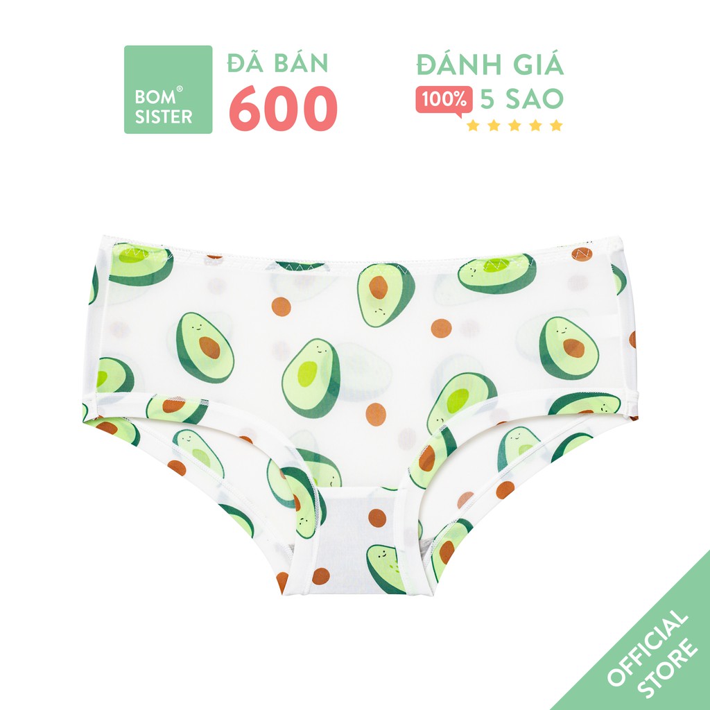 [Mã FAMALLT5 giảm 15% đơn 150k] Quần Lót Su Gấp Viền Hoạ Tiết Dễ Thương Lưng Thấp Phần 2 BOM SISTER Q5519