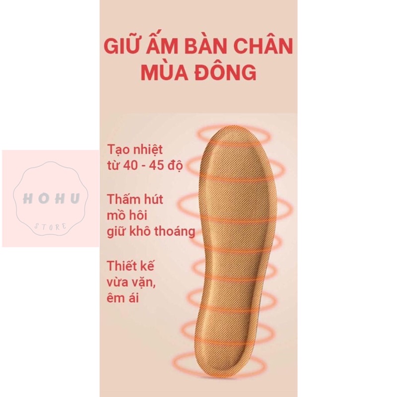 Miếng lót giày giữ nhiệt thảo mộc miếng dán giữ nhiệt bàn chân ngải cứu