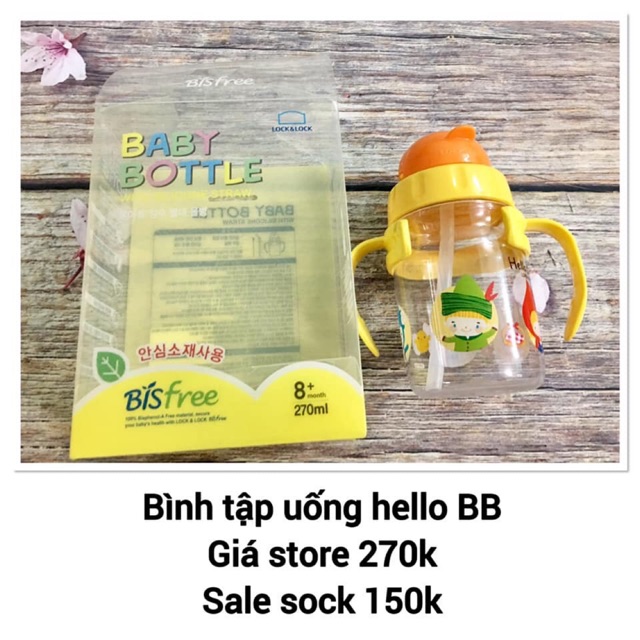 Binh tập uống hello bb của lonk&lock