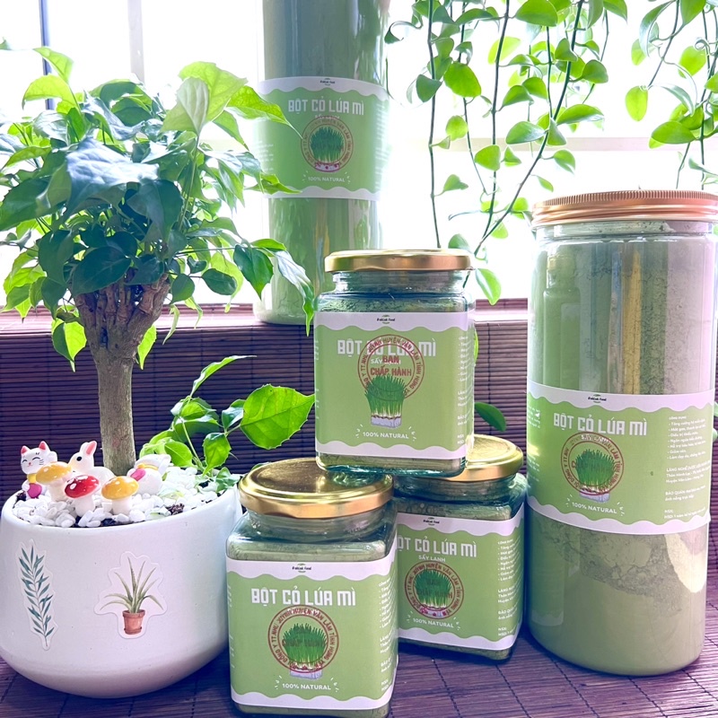 Bột cỏ lúa mì sấy lạnh.nguyên liệu thiên nhiên