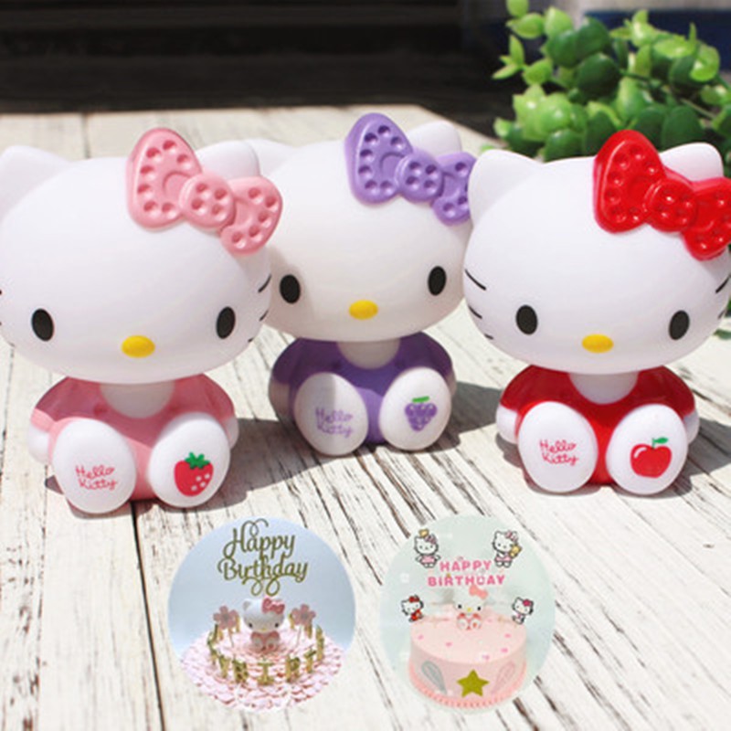 Búp Bê Hello Kitty Trang Trí Bánh Kem