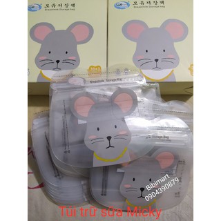 Túi trữ sữa MICKY GB-BABY 200ml -Hàn Quốc