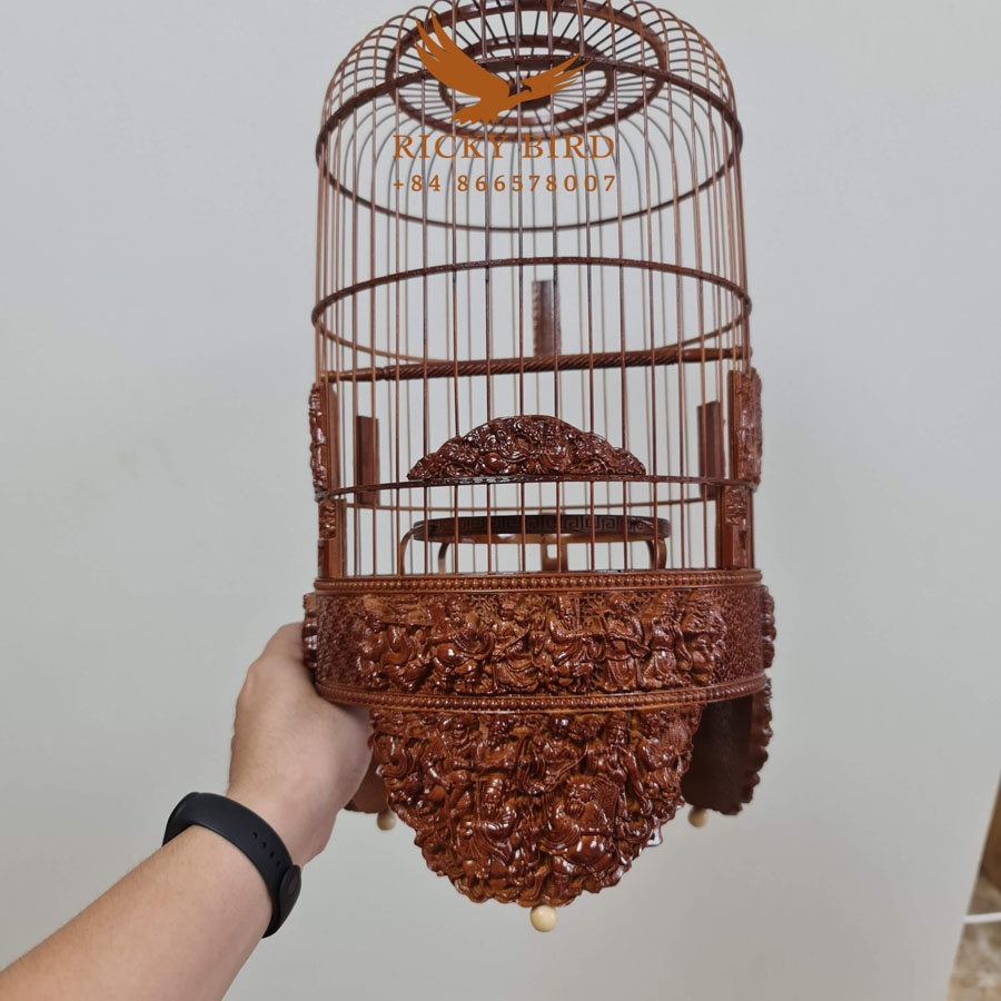 Lồng chim đã sơn - Puteh bird cage