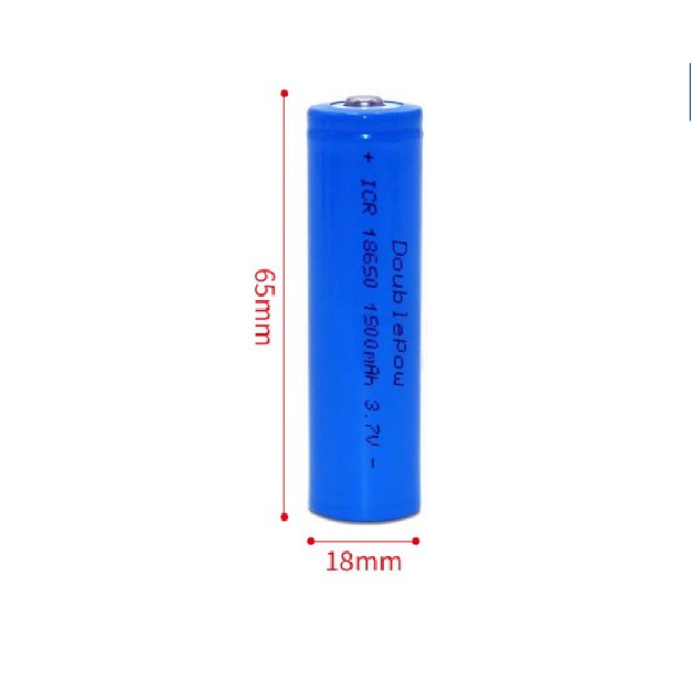 Pin sạc dung lượng cao Doublepow 18650 3.7V 1500mAh
