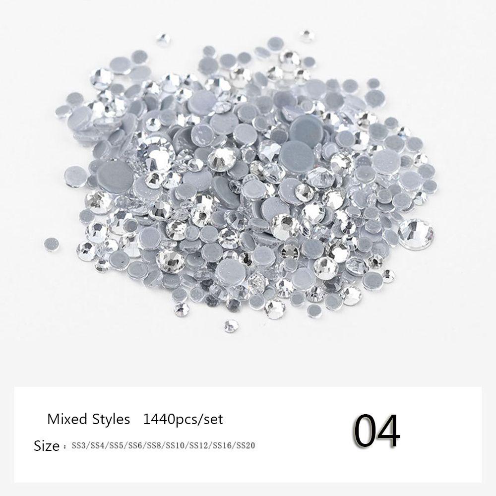 Túi 1440 Đinh Tán Trang Trí Móng Tay Tiện Dụng|Miếng Dán Hình 3D Màu Đỏ Trang Trí Nhà Cửa|Phụ Kiện Trang Trí Móng Tay Nghệ Thuật Xinh Xắn