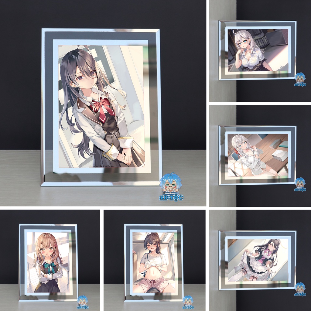 Khung kính A5 Arya-san bàn bên thi thoảng lại thả thính tôi bằng tiếng Nga (1) - để bàn by 2D Tộc Shop