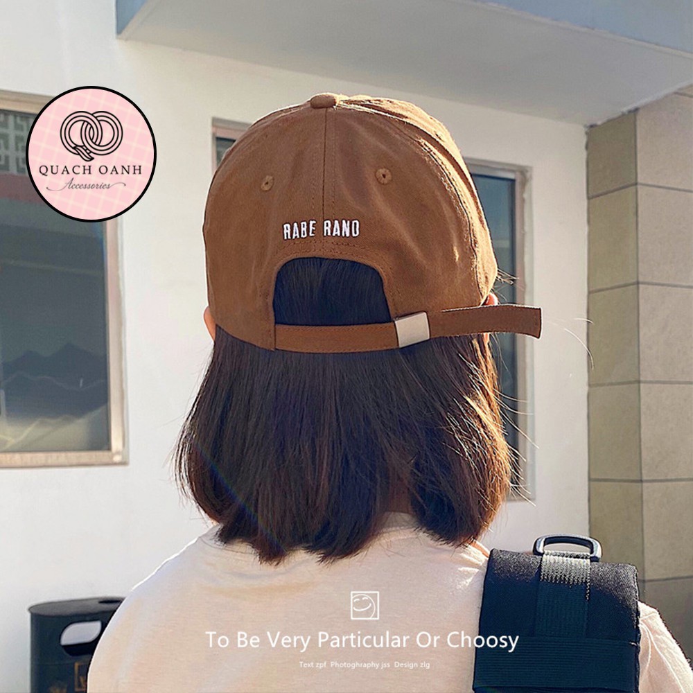 Mũ lưỡi trai bóng chày thêu chữ book unisex năng động – MU78