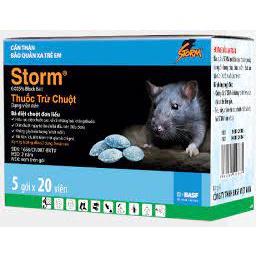 Thuốc diệt chuột thế hệ mới Storm - Gói 20 viên