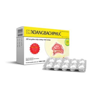 Xoangbachphuc - 20 viên - hỗ trợ giảm triệu chứng viêm xoang