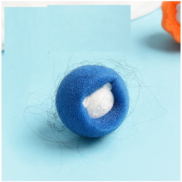 Banh Giặt Quần Áo Thông Minh Hút Lông Xơ Vải Chống Nhăn Chống Bụi Qủa Bóng Giặt Đồ