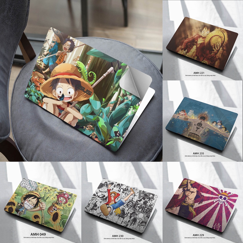 Decal Dán Laptop - Mẫu One piece  Có decal dán cho tất cả các hãng máy tính