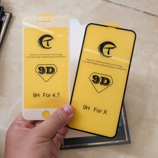 Cường lực full 9d iphone 6/6s/6p/7/7p/8/8p và iphone x